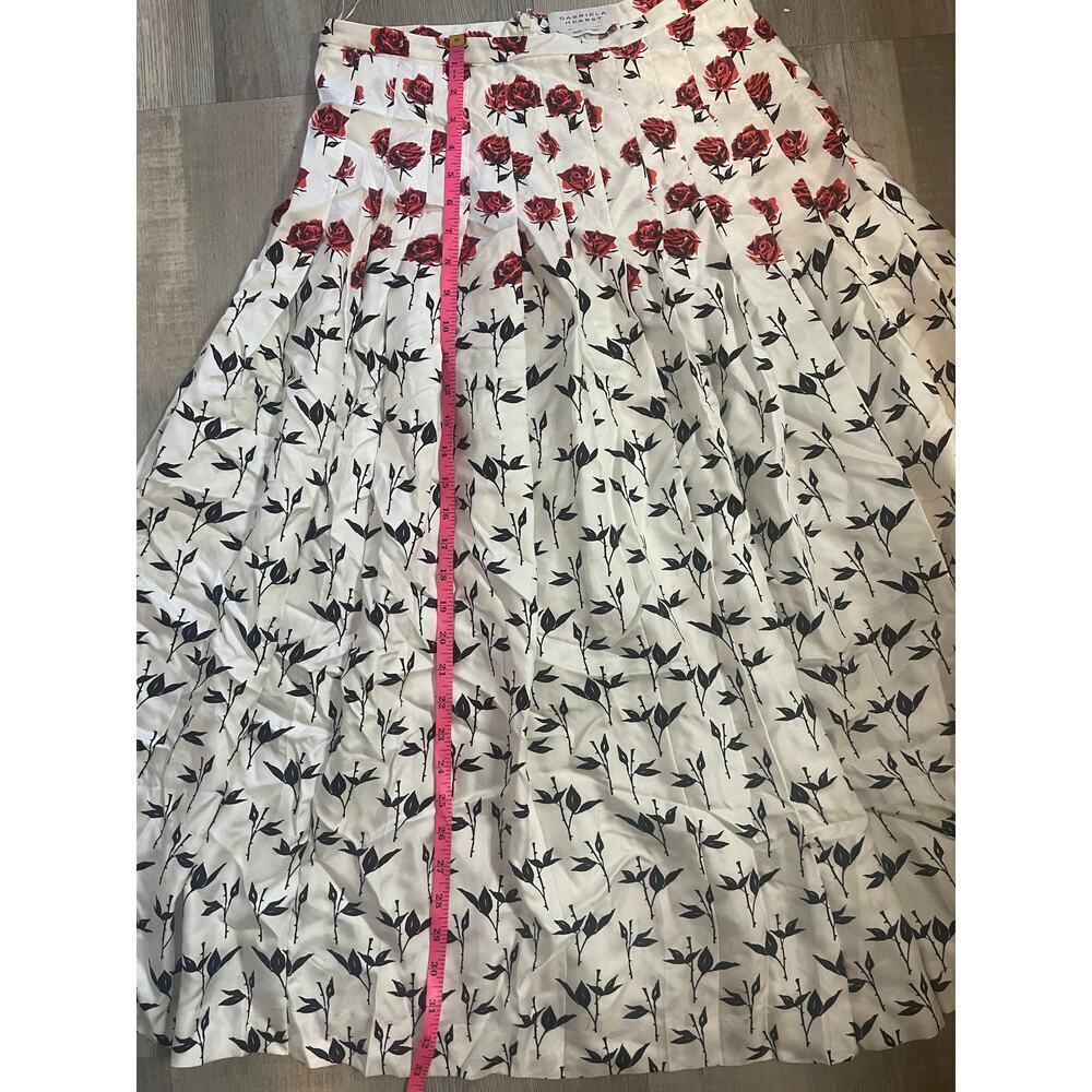 Gabriela Hearst size 6 (42) Blight Pleated Silk Midi Skirt. - Picture 8 of 15